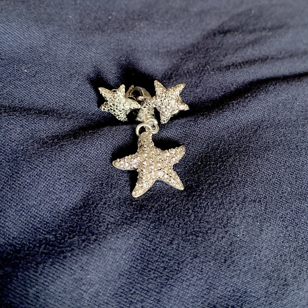 Jette STARFISH SET Diamonds in 925